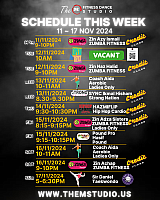 Schedule 11 ~ 17 Nov 2024